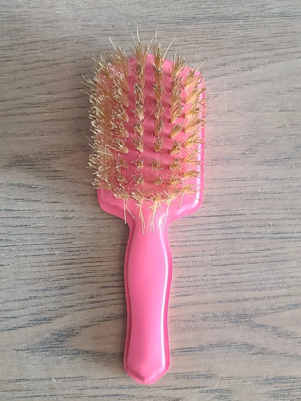 Vtg 1950s-1960s Child’s Pink Vanity Set Mirror Brush Comb Dogs Original Box